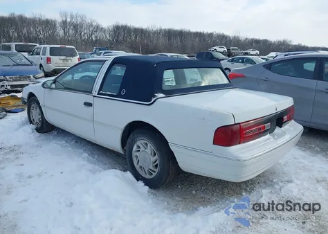 1992 Mercury Cougar Ls z USA, uszkodzony, nr VIN 1MEPM6048NH610440